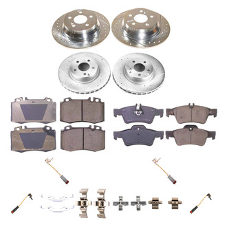 Callahan Brake Parts® - Drilled and Slotted Front and Rear Brake Kit