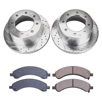 Callahan Brake Parts® - Drilled and Slotted Rear Brake Kit