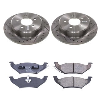 Callahan Brake Parts® - Drilled and Slotted Rear Brake Kit