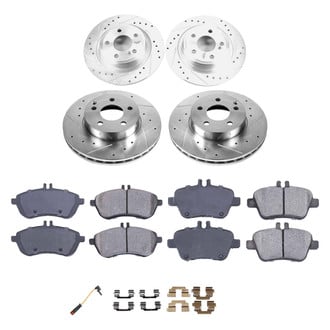 Callahan Brake Parts® - Drilled and Slotted Front and Rear Brake Kit