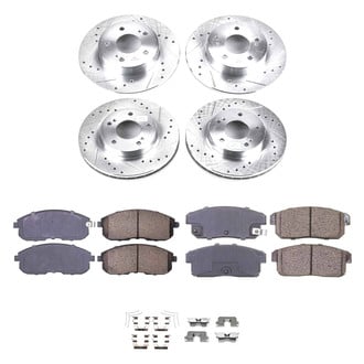 Callahan Brake Parts® - Drilled & Slotted Brake Kit