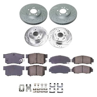Callahan Brake Parts® - Drilled and Slotted Brake Kit