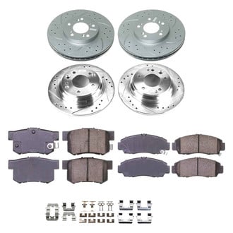 Callahan Brake Parts® - Drilled and Slotted Brake Kit