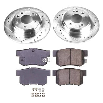 Callahan Brake Parts® - Drilled and Slotted Rear Brake Kit