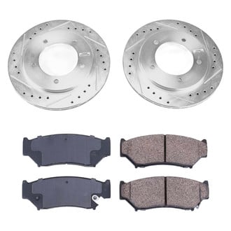 Callahan Brake Parts® - Drilled and Slotted Front Brake Kit