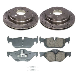 Callahan Brake Parts® - Drilled and Slotted Rear Brake Kit