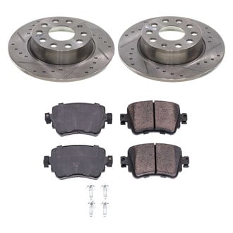 Callahan Brake Parts® - Drilled and Slotted Rear Brake Kit