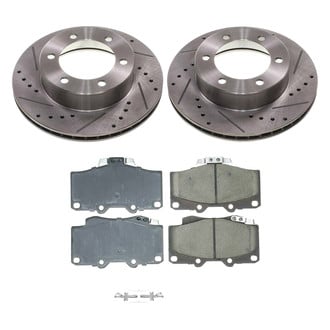 Callahan Brake Parts® - Drilled and Slotted Front Brake Kit