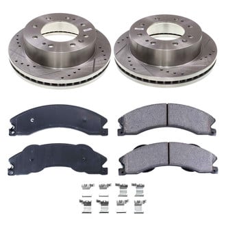 Callahan Brake Parts® - Drilled and Slotted Front Brake Kit