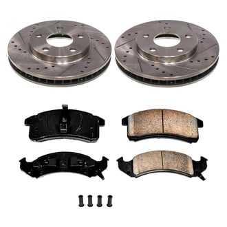 Callahan Brake Parts® - Drilled and Slotted Front Brake Kit
