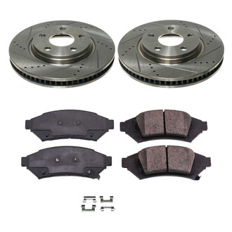 Callahan Brake Parts® - Drilled and Slotted Front Brake Kit