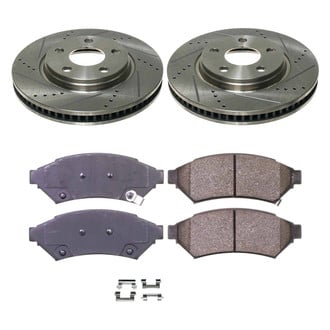 Callahan Brake Parts® - Drilled and Slotted Front Brake Kit