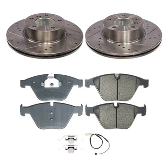 Callahan Brake Parts® - Drilled and Slotted Front Brake Kit