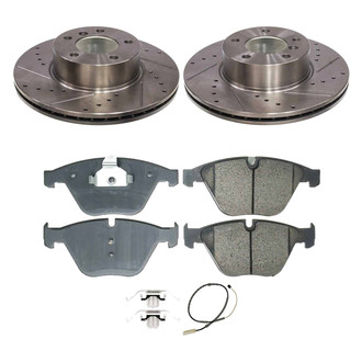 Callahan Brake Parts® - Drilled and Slotted Front Brake Kit