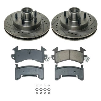 Callahan Brake Parts® - Drilled and Slotted Front Brake Kit