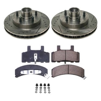 Callahan Brake Parts® - Drilled and Slotted Front Brake Kit