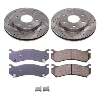 Callahan Brake Parts® - Drilled and Slotted Front Brake Kit