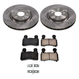 Callahan Brake Parts® - Drilled and Slotted Front Brake Kit