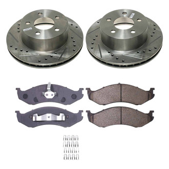 Callahan Brake Parts® - Drilled & Slotted Brake Kit