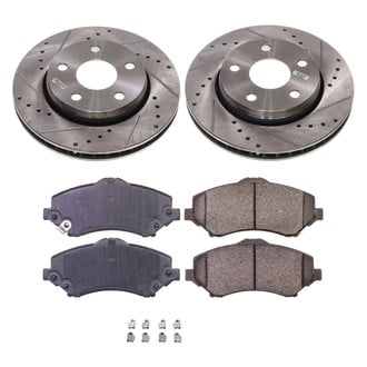 Callahan Brake Parts® - Drilled and Slotted Front Brake Kit