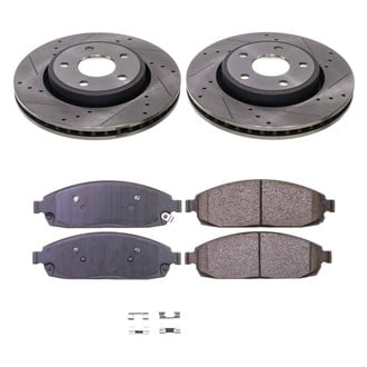 Callahan Brake Parts® - Drilled and Slotted Front Brake Kit