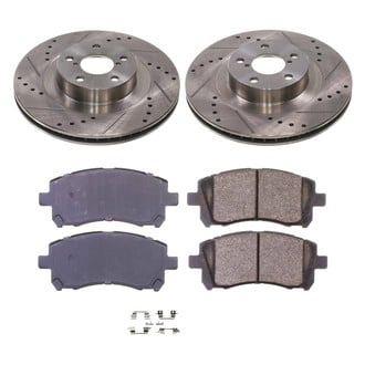 Callahan Brake Parts® - Drilled and Slotted Brake Kit