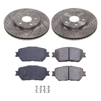 Callahan Brake Parts® - Drilled and Slotted Front Brake Kit