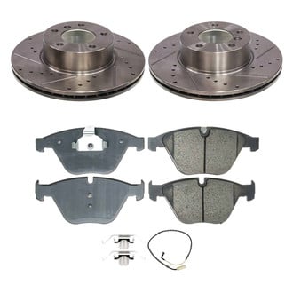 Callahan Brake Parts® - Drilled and Slotted Front Brake Kit