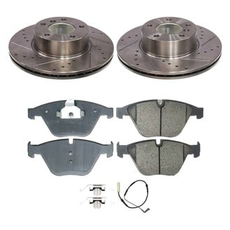 Callahan Brake Parts® - Drilled and Slotted Front Brake Kit