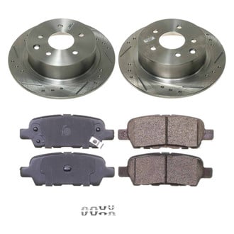 Callahan Brake Parts® - Drilled and Slotted Rear Brake Kit