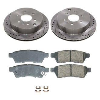 Callahan Brake Parts® - Drilled and Slotted Rear Brake Kit