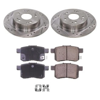 Callahan Brake Parts® - Drilled and Slotted Rear Brake Kit