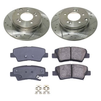 Callahan Brake Parts® - Drilled and Slotted Rear Brake Kit