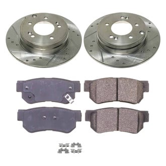 Callahan Brake Parts® - Drilled and Slotted Rear Brake Kit