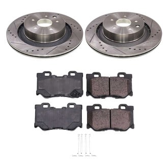 Callahan Brake Parts® - Drilled and Slotted Rear Brake Kit
