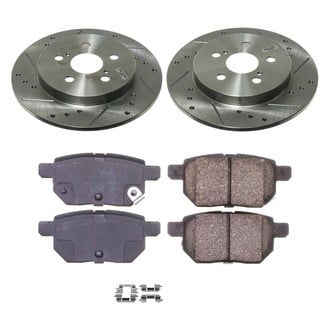 Callahan Brake Parts® - Drilled and Slotted Rear Brake Kit