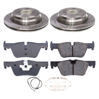 Callahan Brake Parts® - Drilled and Slotted Rear Brake Kit