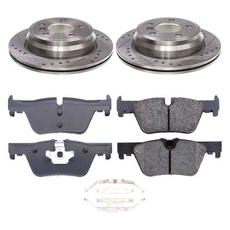 Callahan Brake Parts® - Drilled and Slotted Rear Brake Kit