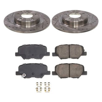 Callahan Brake Parts® - Drilled and Slotted Rear Brake Kit