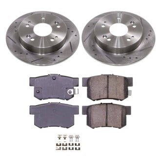 Callahan Brake Parts® - Drilled and Slotted Rear Brake Kit