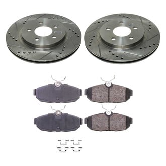 Callahan Brake Parts® - Drilled and Slotted Rear Brake Kit