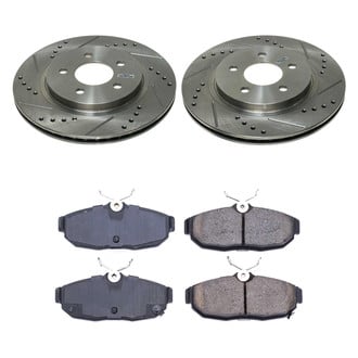 Callahan Brake Parts® - Drilled and Slotted Rear Brake Kit