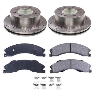 Callahan Brake Parts® - Drilled and Slotted Rear Brake Kit