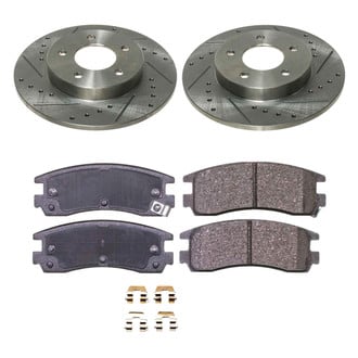 Callahan Brake Parts® - Drilled and Slotted Rear Brake Kit