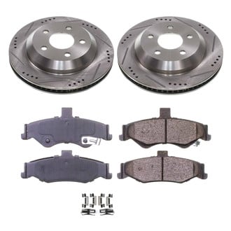 Callahan Brake Parts® - Drilled and Slotted Rear Brake Kit