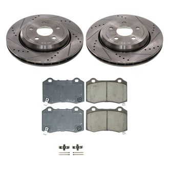 Callahan Brake Parts® - Drilled and Slotted Rear Brake Kit