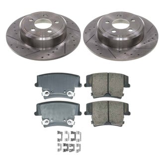 Callahan Brake Parts® - Drilled and Slotted Rear Brake Kit