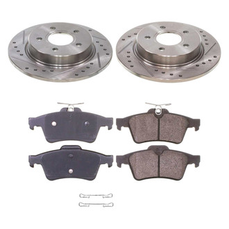Callahan Brake Parts® - Drilled and Slotted Rear Brake Kit