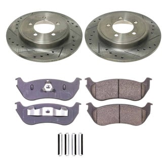 Callahan Brake Parts® - Drilled and Slotted Rear Brake Kit