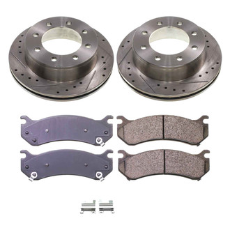 Callahan Brake Parts® - Drilled and Slotted Rear Brake Kit